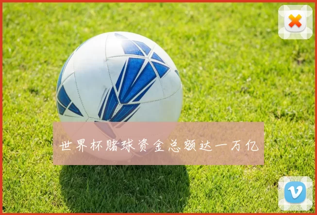 世界杯赌球资金总额达一万亿