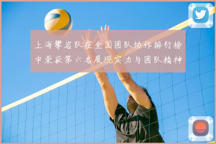 上海攀岩队在全国团队协作排行榜中荣获第六名展现实力与团队精神