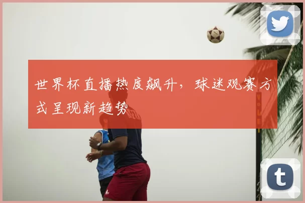 世界杯直播热度飙升,球迷观赛方式呈现新趋势