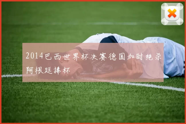 2014巴西世界杯决赛德国加时绝杀阿根廷捧杯